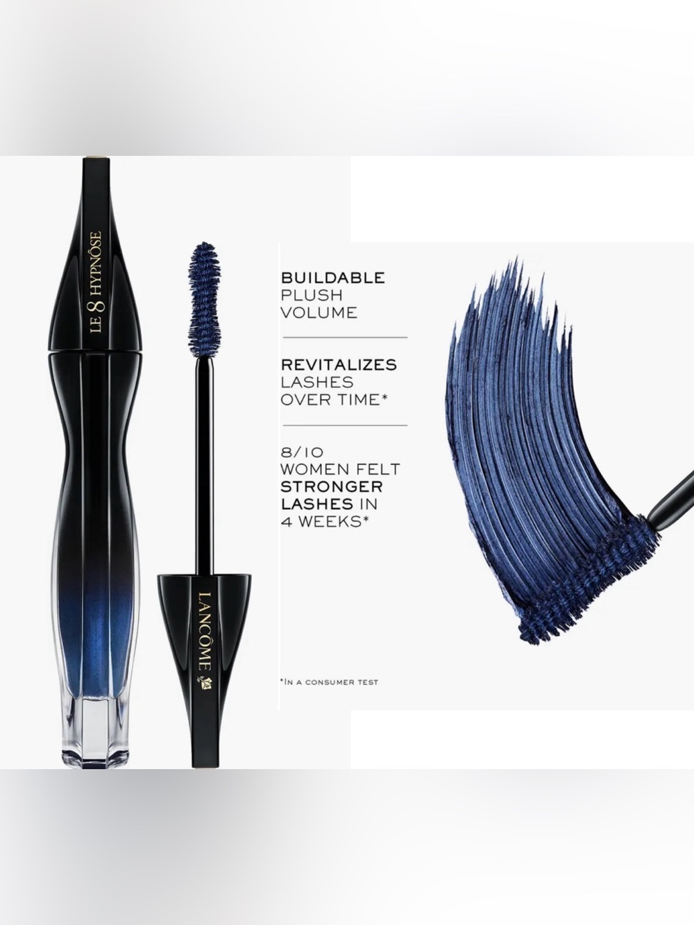 Lancôme Hypnôse 8 Mascara (02 Noir De Jais) NIB 0.3 oz - Picture 4 of 4